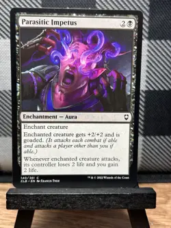 MTG TCG: Parasitic Impetus 140/361, Battle for Baldur's Gate - Image 1