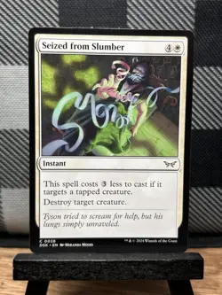 MTG TCG: Seized from Slumber 28, Duskmourn: House of Horror - Image 1