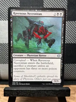 MTG TCG: Ravenous Necrotitan 106/271, Phyrexia: All Will Be One - Image 1