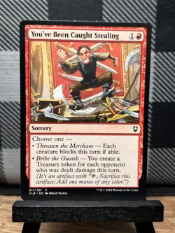 MTG TCG: You've Been Caught Stealing 211/361, Battle for Baldur's Gate - Image 1