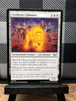 MTG TCG: Lionheart Glimmer 19, Duskmourn: House of Horror - Image 1