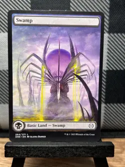 MTG TCG: Swamp 264/274, (Full Art) Phyrexia: All Will Be One - Image 1