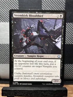 MTG TCG: Stromkirk Bloodthief 185, Foundations - Image 1