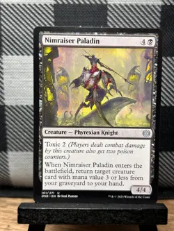 MTG TCG: Nimraiser Paladin 101/271,Phyrexia: All Will Be One - Image 1