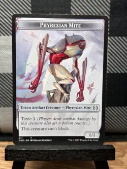 MTG TCG: Phyrexian Mite 11, Phyrexia: All Will Be One _ TOKEN - Image 1