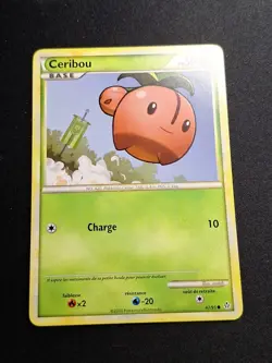 Near Mint Ceribou 47/95 HGSS Dechainement Carte Pokemon FR - Image 1