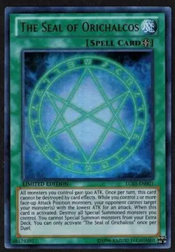 Yugioh The Seal of Orichalcos LC03-EN001 Ultra Rare Limited - VLP - Image 1