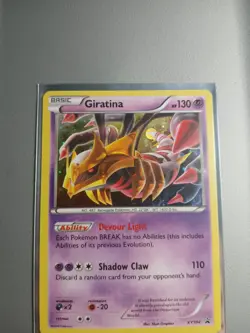 Giratina - Three Pack Blister Promo XY184 Cosmos Holo Swirl Pokemon Card NM - Image 1