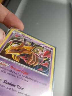 Giratina - Three Pack Blister Promo XY184 Cosmos Holo Swirl Pokemon Card NM - Image 2