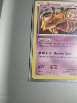 Giratina - Three Pack Blister Promo XY184 Cosmos Holo Swirl Pokemon Card NM - Image 5