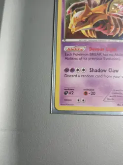 Giratina - Three Pack Blister Promo XY184 Cosmos Holo Swirl Pokemon Card NM - Image 5