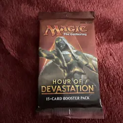 Magic The Gathering Hour of Devastation 15-card Booster Pack 630509514236 - Image 1