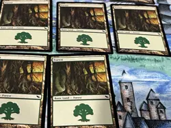 Magic the Gathering MTG Card Lot Forest Mirrodin Onslaught Shadowmoor 306 350 - Image 5