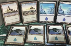 Magic the Gathering MTG Card Lot Land Island Mirage Mirrodin Odyssey Onslaught - Image 2