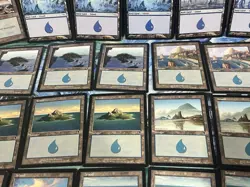 Magic the Gathering MTG Card Lot Land Island Mirage Mirrodin Odyssey Onslaught - Image 5