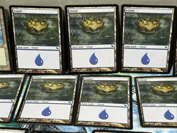 Magic the Gathering MTG Card Lot Land Island Portal Second Age Shadowmoor - Image 3