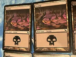 Magic the Gathering MTG 67 piece Card Lot SWAMP Shadowmoor 290 291 292 293 - Image 3