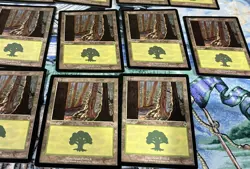 Magic the Gathering MTG Card Lot Forest Ice Age Invasion 347 348 - Image 5