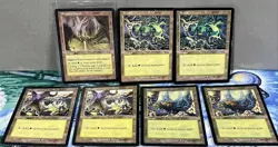 Magic the Gathering MTG Card Lot Forest Urzas Saga 327 347 348 349 - Image 1