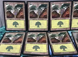 Magic the Gathering MTG Card Lot Forest Invasion 349 350 Mercadian Masques 347 - Image 2