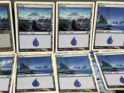 Magic the Gathering MTG Card Lot Land Island 7th 8th Edition White Black Border - Image 4