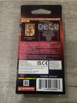 Dragon Ball Super Card Game Premium Pack Set 07 Realm Of The Gods! - Image 2