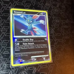 Sneasel 100/130 Reverse Holo Diamond & Pearl Base Set Pokemon Card NM - Image 2