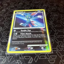 Sneasel 100/130 Reverse Holo Diamond & Pearl Base Set Pokemon Card NM - Image 4