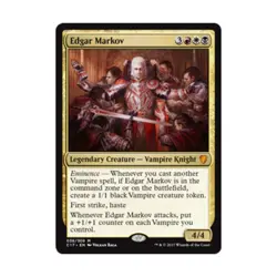 WOTC MTG Commander 2017 Edgar Markov (MR) (Foil) EX - Image 1