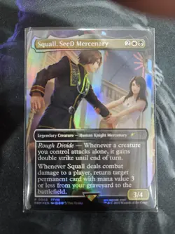 Squall, SeeD Mercenary MTG Promo Card - Image 1