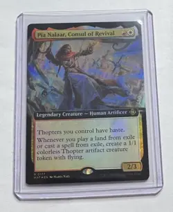 Pia Nalaar, Consul of Revival MOM: The Aftermath Foil Extended Art MTG NM/M - Image 1