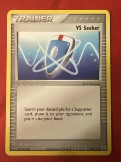 VS Seeker 100/112 Fire Red & Leaf Green Trainer Pokemon TCG NM/LP - Image 1