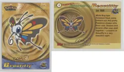 Beautifly Topps Pokemon Advanced #18 2003 10cj - Image 3