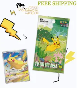 New Pokemon TCG Chinese Collect 151 Journey Slim Booster Box 151C Sealed - Image 1