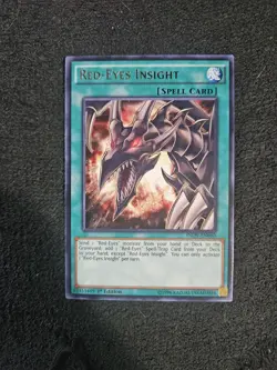 Yugioh Red-Eyes Insight INOV-EN060 Rare 1st Edition - Image 1