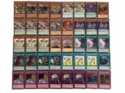 YUGIOH Dracoslayer Dragon Wyrm Deck Complete 40 Cards - Image 1