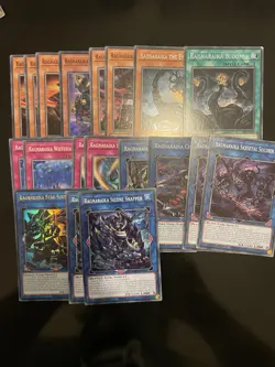 Yugioh Ragnaraika Deck Core Set card LEDE Chain Coils Reptile Insect Plant - Image 1