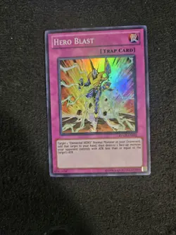 Yugioh Hero Blast RYMP-EN032 Super Rare LP - Image 1