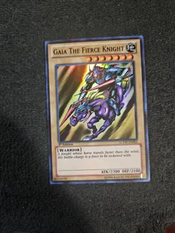 Yugioh Gaia The Fierce Knight LCYW-EN002 Super Rare 1st Ed - Image 1