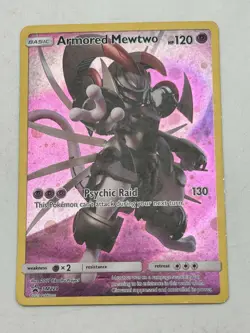 Armored Mewtwo - SM228 - Pokemon Promo Sun & Moon Ultra Rare Card - HP - Image 1