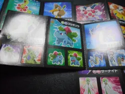 Pokemon Card Coris Promo Non Holo Sticker x4 Gyarados Tyranitar Ditto etc #4002 - Image 3