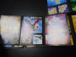 Pokemon Card Coris Promo Non Holo Sticker x4 Pikachu Raichu etc #3952 - Image 2