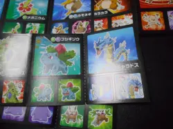 Pokemon Card Coris Promo Non Holo Sticker x4 Gyarados Tyranitar Ditto etc #3947 - Image 5