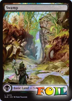 Swamp (0270) 0270 MTG Bloomburrow Land NP Foil - Image 1