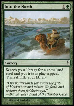 Into the North - Medium Play MTG Coldsnap - Image 1
