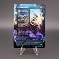 Summon: Fenrir Borderless - U 0372 Foil Magic Final Fantasy MTG - Image 1