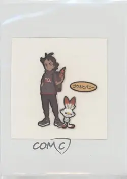 Goh Scorbunny (Set 173) Japanese Daiichi Pokemon Bread Deco Chara Stickers rp9 - Image 1
