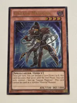 Gagaga Magician + Gagagabolt Ultimate Rare Yugioh Set ZTIN Limited Edition VLP - Image 2