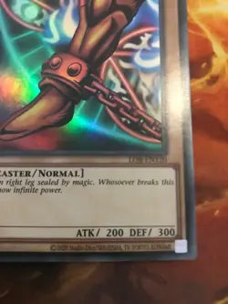 Yugioh Right Leg of the Forbidden One Ultra Rare 25th Anniversary LOB - Image 2