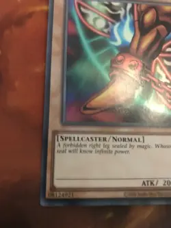 Yugioh Right Leg of the Forbidden One Ultra Rare 25th Anniversary LOB - Image 3